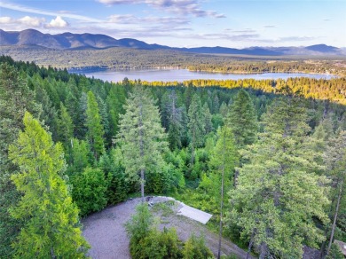 Incredible unobstructed, panoramic views into the peaks of on Whitefish Lake Golf Club in Montana - for sale on GolfHomes.com, golf home, golf lot