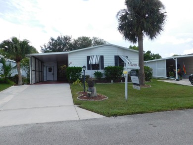 Perfect retirement home! Private backyard. with a peaceful view on Savanna Golf Club in Florida - for sale on GolfHomes.com, golf home, golf lot