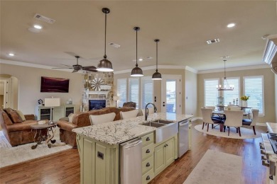 Spectacular custom home nestled on a quiet cul-de-sac with on Pecan Plantation Country Club in Texas - for sale on GolfHomes.com, golf home, golf lot