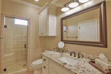 Spectacular custom home nestled on a quiet cul-de-sac with on Pecan Plantation Country Club in Texas - for sale on GolfHomes.com, golf home, golf lot