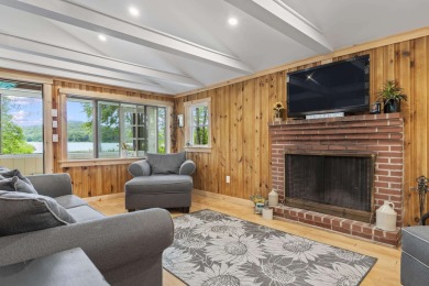 Renovated Barrington Cottage with Stunning Water Views  Beach on Nippo Lake Golf Club in New Hampshire - for sale on GolfHomes.com, golf home, golf lot