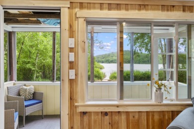Renovated Barrington Cottage with Stunning Water Views  Beach on Nippo Lake Golf Club in New Hampshire - for sale on GolfHomes.com, golf home, golf lot