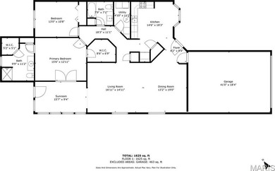 Beautifully remodeled and move-in ready! This 1,799 sq ft condo on Terre Du Lac Golf and Country Club in Missouri - for sale on GolfHomes.com, golf home, golf lot