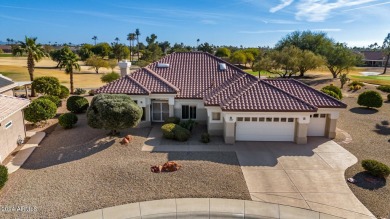 Gracious home with golf cart garage on generous 13000+ sq ft lot on Deer Valley Golf Course in Arizona - for sale on GolfHomes.com, golf home, golf lot