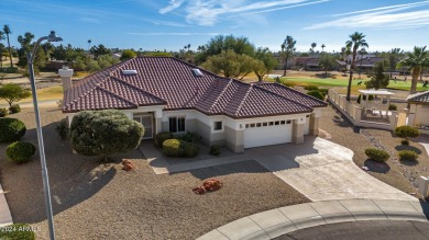 Gracious home with golf cart garage on generous 13000+ sq ft lot on Deer Valley Golf Course in Arizona - for sale on GolfHomes.com, golf home, golf lot