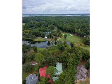 Situated between the 18th Green and the 10th Tee box of the Haig on Haig Point Golf Club in South Carolina - for sale on GolfHomes.com, golf home, golf lot