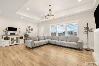 Experience luxury living in this exceptional 2023 home in on Sage Lakes Municipal Golf Course in Idaho - for sale on GolfHomes.com, golf home, golf lot
