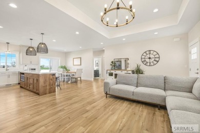 Experience luxury living in this exceptional 2023 home in on Sage Lakes Municipal Golf Course in Idaho - for sale on GolfHomes.com, golf home, golf lot