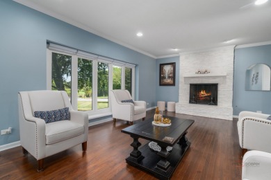 Welcome to this exceptional 5-bedroom, 4.1-bathroom residence on Hillcrest Country Club in Illinois - for sale on GolfHomes.com, golf home, golf lot