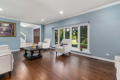 Welcome to this exceptional 5-bedroom, 4.1-bathroom residence on Hillcrest Country Club in Illinois - for sale on GolfHomes.com, golf home, golf lot