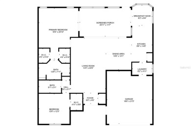 Beautifully maintained End Unit Villa - Furnished with Golf on Timber Pines Golf Course in Florida - for sale on GolfHomes.com, golf home, golf lot