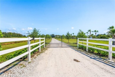 Welcome to your private 9.82-acre gated retreat--fully fenced on Quail Valley Golf Club in Florida - for sale on GolfHomes.com, golf home, golf lot