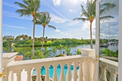 Beautiful waterfront property on a point lot with 260' of on North Palm Beach Country Club in Florida - for sale on GolfHomes.com, golf home, golf lot