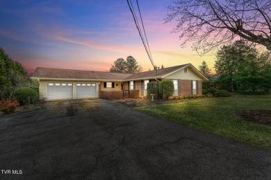 Welcome home to this stunning 5-bedroom, 3-bathroom brick ranch on Country Club of Bristol in Tennessee - for sale on GolfHomes.com, golf home, golf lot