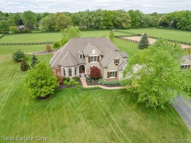 Nestled at end of a cul-de-sac this Spectacular-Built Home is on Prestwick Village Golf Club in Michigan - for sale on GolfHomes.com, golf home, golf lot
