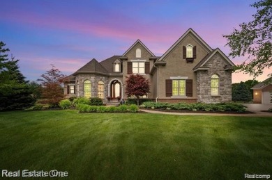 Nestled at end of a cul-de-sac this Spectacular-Built Home is on Prestwick Village Golf Club in Michigan - for sale on GolfHomes.com, golf home, golf lot