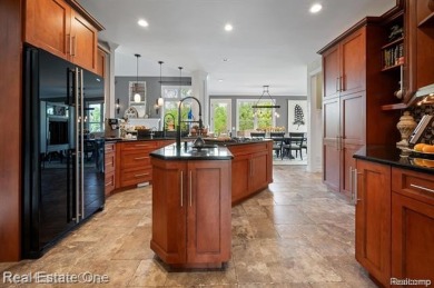 Nestled at end of a cul-de-sac this Spectacular-Built Home is on Prestwick Village Golf Club in Michigan - for sale on GolfHomes.com, golf home, golf lot