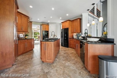 Nestled at end of a cul-de-sac this Spectacular-Built Home is on Prestwick Village Golf Club in Michigan - for sale on GolfHomes.com, golf home, golf lot