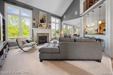 Nestled at end of a cul-de-sac this Spectacular-Built Home is on Prestwick Village Golf Club in Michigan - for sale on GolfHomes.com, golf home, golf lot