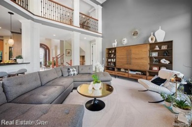 Nestled at end of a cul-de-sac this Spectacular-Built Home is on Prestwick Village Golf Club in Michigan - for sale on GolfHomes.com, golf home, golf lot