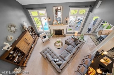 Nestled at end of a cul-de-sac this Spectacular-Built Home is on Prestwick Village Golf Club in Michigan - for sale on GolfHomes.com, golf home, golf lot