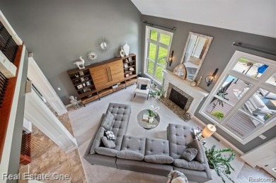 Nestled at end of a cul-de-sac this Spectacular-Built Home is on Prestwick Village Golf Club in Michigan - for sale on GolfHomes.com, golf home, golf lot