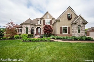 Nestled at end of a cul-de-sac this Spectacular-Built Home is on Prestwick Village Golf Club in Michigan - for sale on GolfHomes.com, golf home, golf lot