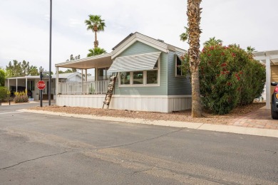 Welcome to your own private retreat in this stunning 1 bedroom on Palm Creek Golf and RV Resort in Arizona - for sale on GolfHomes.com, golf home, golf lot