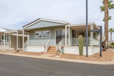Welcome to your own private retreat in this stunning 1 bedroom on Palm Creek Golf and RV Resort in Arizona - for sale on GolfHomes.com, golf home, golf lot