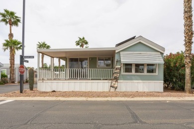 Welcome to your own private retreat in this stunning 1 bedroom on Palm Creek Golf and RV Resort in Arizona - for sale on GolfHomes.com, golf home, golf lot