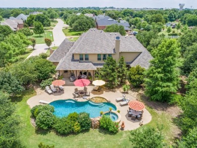 Exquisite French Country home with pool & spa in Bridlewood on Bridlewood Golf Course in Texas - for sale on GolfHomes.com, golf home, golf lot