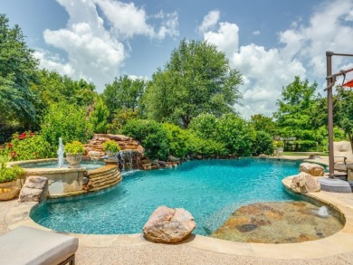 Exquisite French Country home with pool & spa in Bridlewood on Bridlewood Golf Course in Texas - for sale on GolfHomes.com, golf home, golf lot