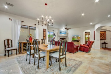 Welcome to this exceptional 4 bedroom, 4 bathroom villa in the on Superstition Mountain Club - Lost Gold in Arizona - for sale on GolfHomes.com, golf home, golf lot