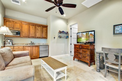 Welcome to this exceptional 4 bedroom, 4 bathroom villa in the on Superstition Mountain Club - Lost Gold in Arizona - for sale on GolfHomes.com, golf home, golf lot