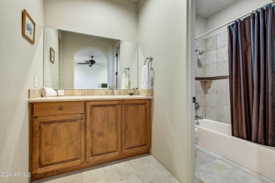 Welcome to this exceptional 4 bedroom, 4 bathroom villa in the on Superstition Mountain Club - Lost Gold in Arizona - for sale on GolfHomes.com, golf home, golf lot