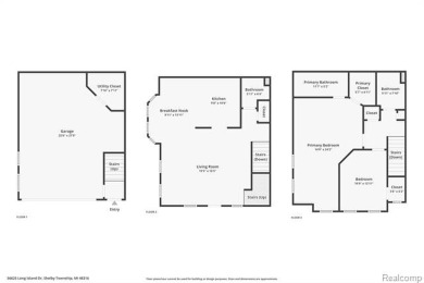 Totally remodeled in 2025 2 bedroom, 2.1 bath condo in Cascades on Stony Creek Metropark Golf Course in Michigan - for sale on GolfHomes.com, golf home, golf lot