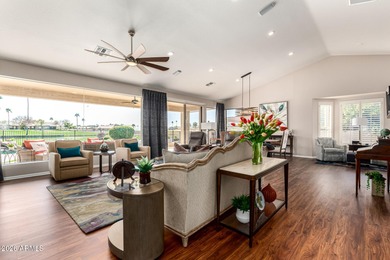 Stunning panoramic water & golf views highlight this beautifully on Oakwood Golf Club  in Arizona - for sale on GolfHomes.com, golf home, golf lot