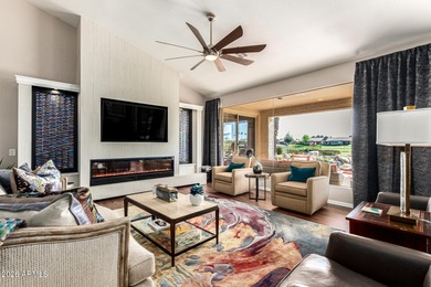 Stunning panoramic water & golf views highlight this beautifully on Oakwood Golf Club  in Arizona - for sale on GolfHomes.com, golf home, golf lot