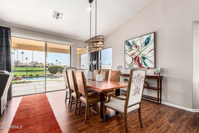 Stunning panoramic water & golf views highlight this beautifully on Oakwood Golf Club  in Arizona - for sale on GolfHomes.com, golf home, golf lot