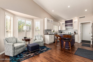 Stunning panoramic water & golf views highlight this beautifully on Oakwood Golf Club  in Arizona - for sale on GolfHomes.com, golf home, golf lot