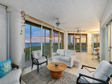 Rising high above Estero Bay, this 7th floor sky home at Bayview on Bonita Bay West in Florida - for sale on GolfHomes.com, golf home, golf lot