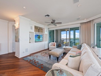 Rising high above Estero Bay, this 7th floor sky home at Bayview on Bonita Bay West in Florida - for sale on GolfHomes.com, golf home, golf lot