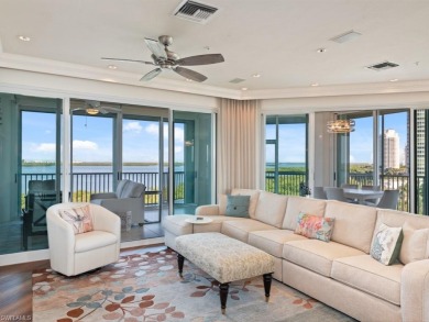 Rising high above Estero Bay, this 7th floor sky home at Bayview on Bonita Bay West in Florida - for sale on GolfHomes.com, golf home, golf lot