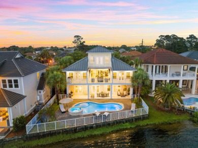 Turnkey Lakefront Home with Gulf Views | 6 Bed | 4.5 Bath | on Emerald Bay Golf Club in Florida - for sale on GolfHomes.com, golf home, golf lot