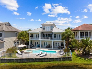 Turnkey Lakefront Home with Gulf Views | 6 Bed | 4.5 Bath | on Emerald Bay Golf Club in Florida - for sale on GolfHomes.com, golf home, golf lot