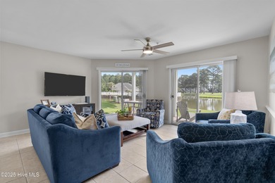 Step into coastal comfort with this spacious, 2-bedroom, 2-bath on Brunswick Plantation and Golf Resorts in North Carolina - for sale on GolfHomes.com, golf home, golf lot