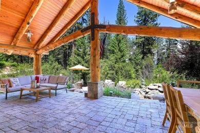 Introducing a one-of-a-kind hand-hewn log cabin nestled in the on Terrace Lakes Golf Resort in Idaho - for sale on GolfHomes.com, golf home, golf lot