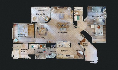 This condo is a fantastic find! A move-in ready second-floor on St. Augustine Shores Golf Club in Florida - for sale on GolfHomes.com, golf home, golf lot