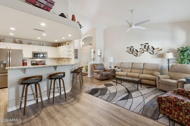 Highly sought-after 55+ Fountain of the Sun GEM! Fully furnished on Fountain of the Sun Country Club in Arizona - for sale on GolfHomes.com, golf home, golf lot