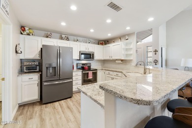 Highly sought-after 55+ Fountain of the Sun GEM! Fully furnished on Fountain of the Sun Country Club in Arizona - for sale on GolfHomes.com, golf home, golf lot